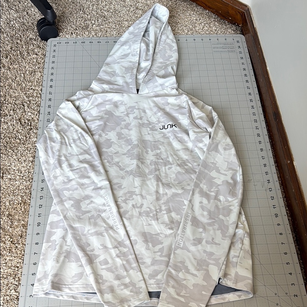 Junk Gray Patterned Hoodie